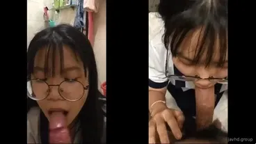 Em sinh viên 4 mắt Bj cực đã